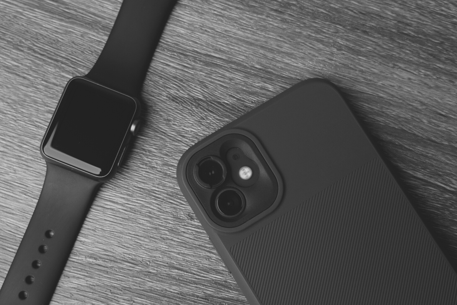 Watch and Mobile Phone